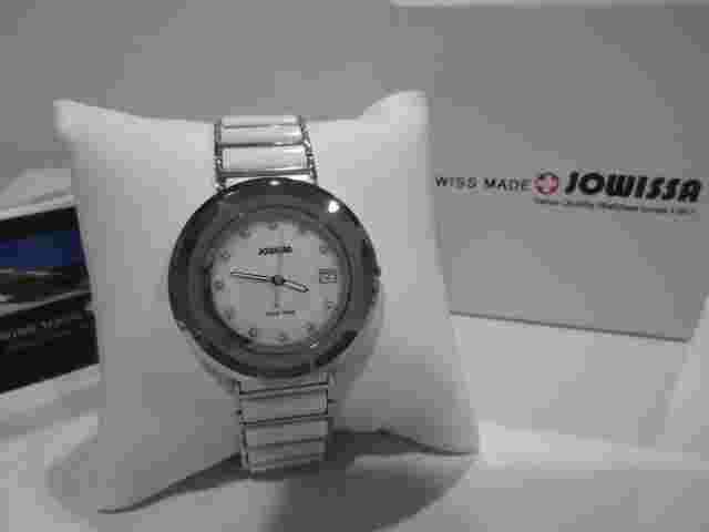 JOWISSA Women's J6.003.l Cyclon MOP Dial White Ceramic Date Watch