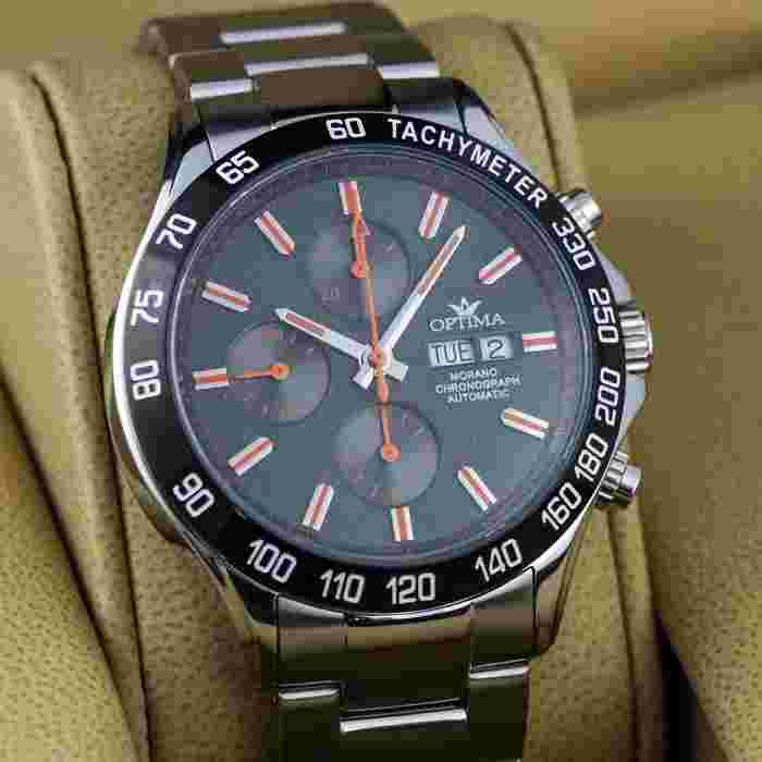 Optima-Morano Sport Chronograph Watch Eta Valjoux 7750 Automatic OSA464