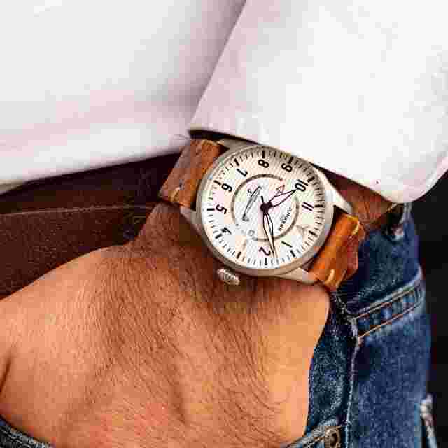 Junkers A50 Special Edition 9.53.02.03 Ronda Movement GMT and Date