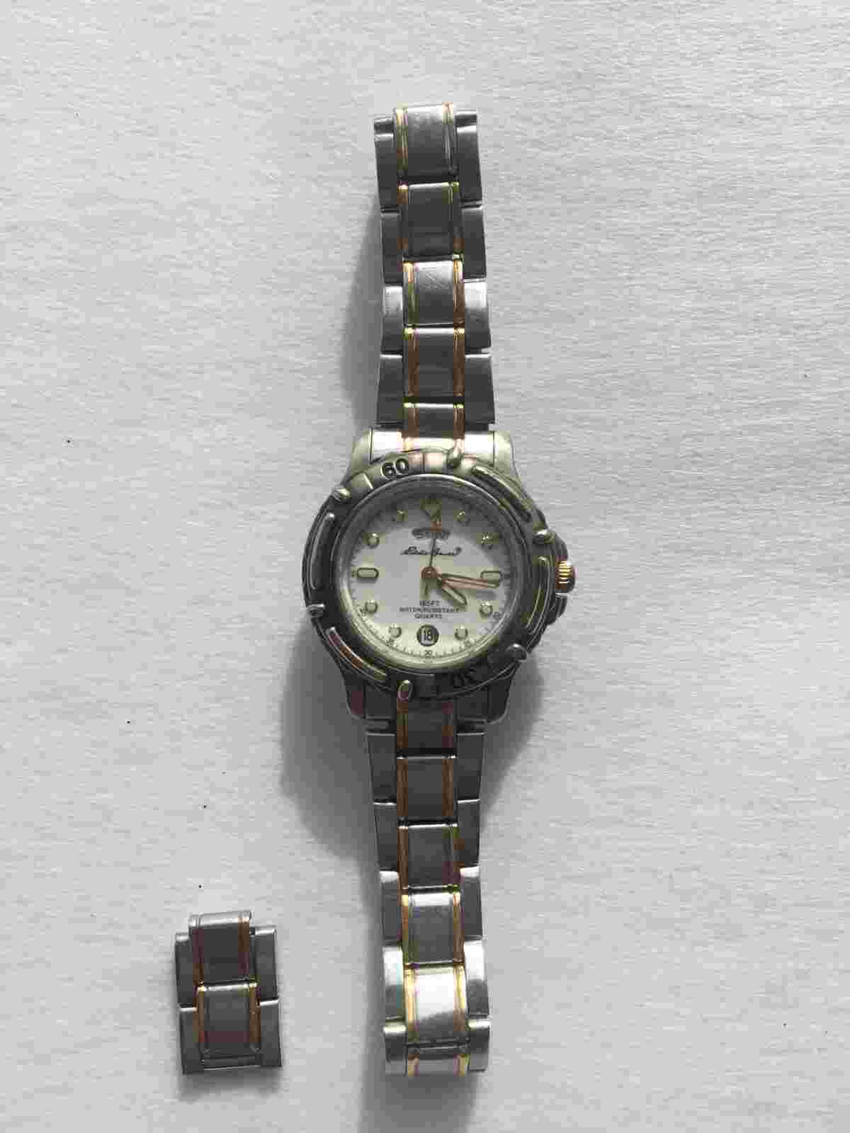 eddie bauer Link Gold And Silver Analog Watch