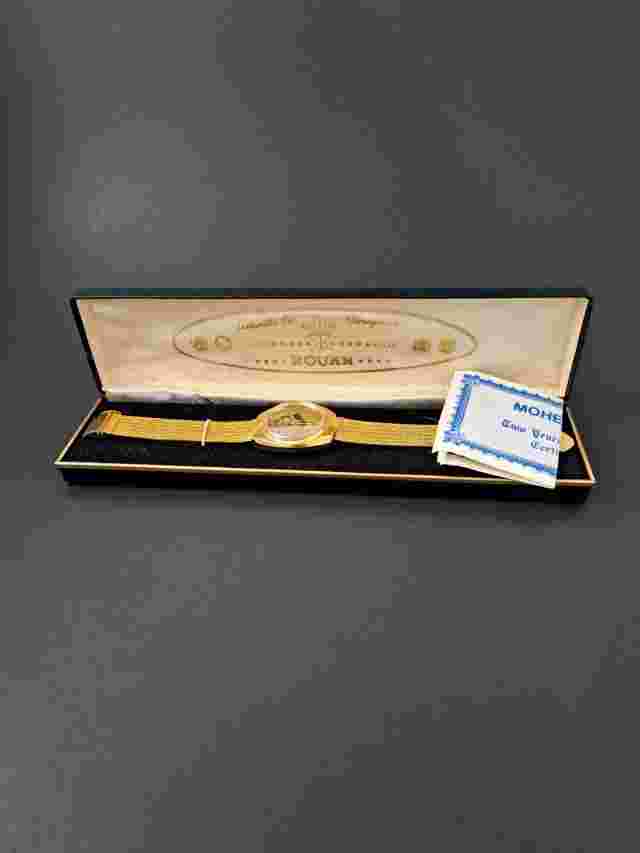 Vintage Rouan EUC (Runs 10 sec) 77' Jimmy CARTER Presidential Watch Original Bx