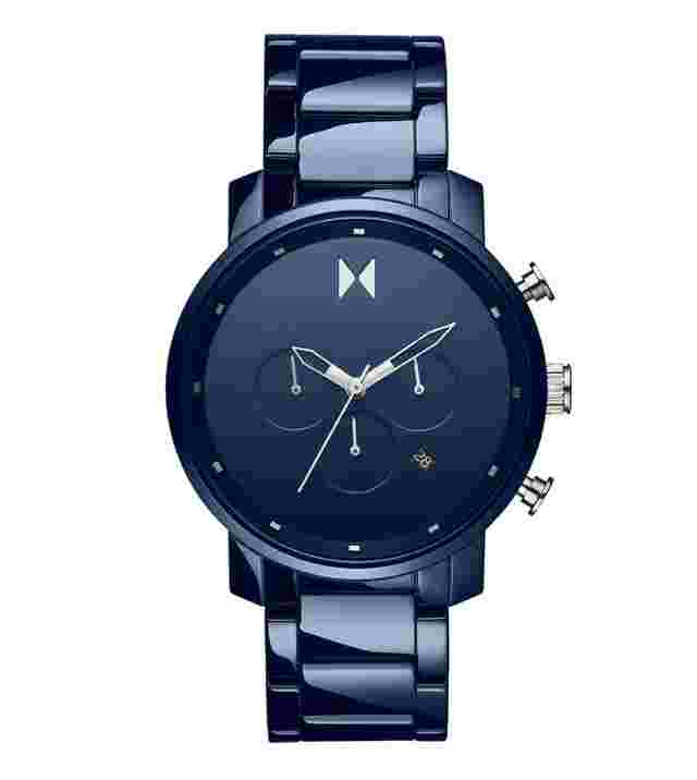 MVMT Chrono Ceramic Men's Watch, Midnight Blue, 45MM, Quartz Chronograph