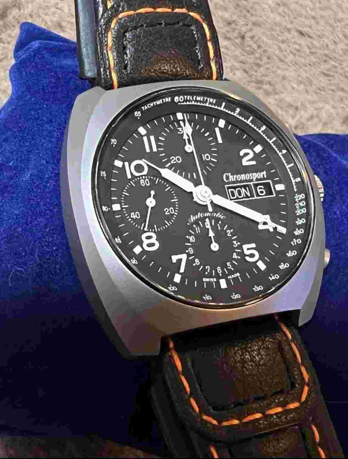 CHRONOSPORT CS-80.50 matt Stainless Steel Case Analog difficult to get