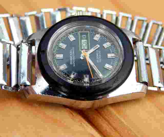 Vintage MIREXAL Super Automatic Diver Ladies Mechanical Wrist Watch Eta 2678