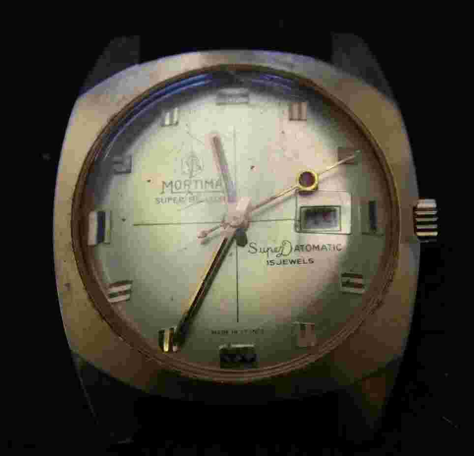 Mortima De luxe Super Datomatic 15 Jewels Wristwatches