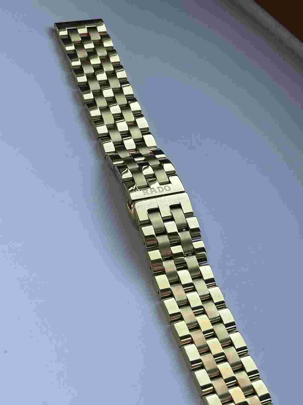 FOR RADO diastar tungsten turtle 20mm Strap Yellow Gold Colour Bracelet BARGAIN!