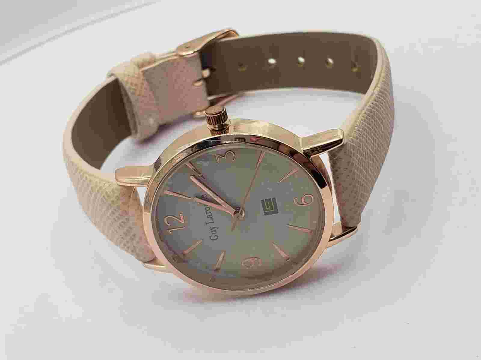 Guy Laroche Ladies Rose Gold Wrist Watch - Fully Working - Free Delivery