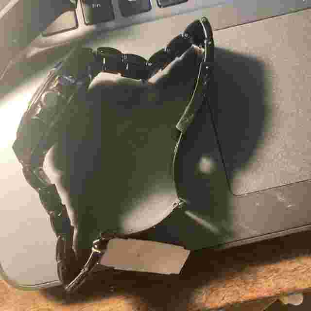Structure wristwatch new with tags dark metal