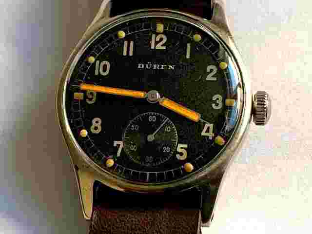 Rare German military watch Buren DH military order of the Wehrmacht