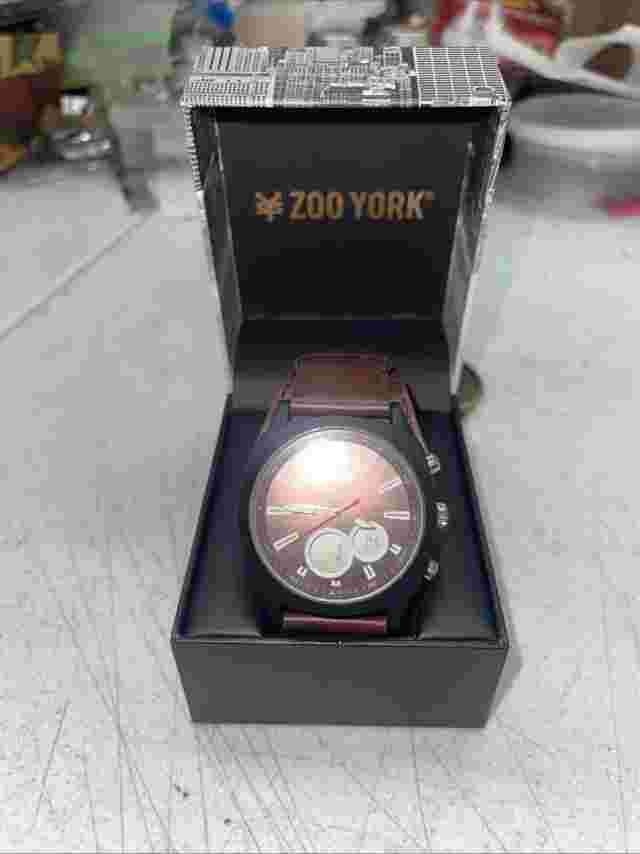❤️ Zoo York Men's Watch Brown Leather Band
