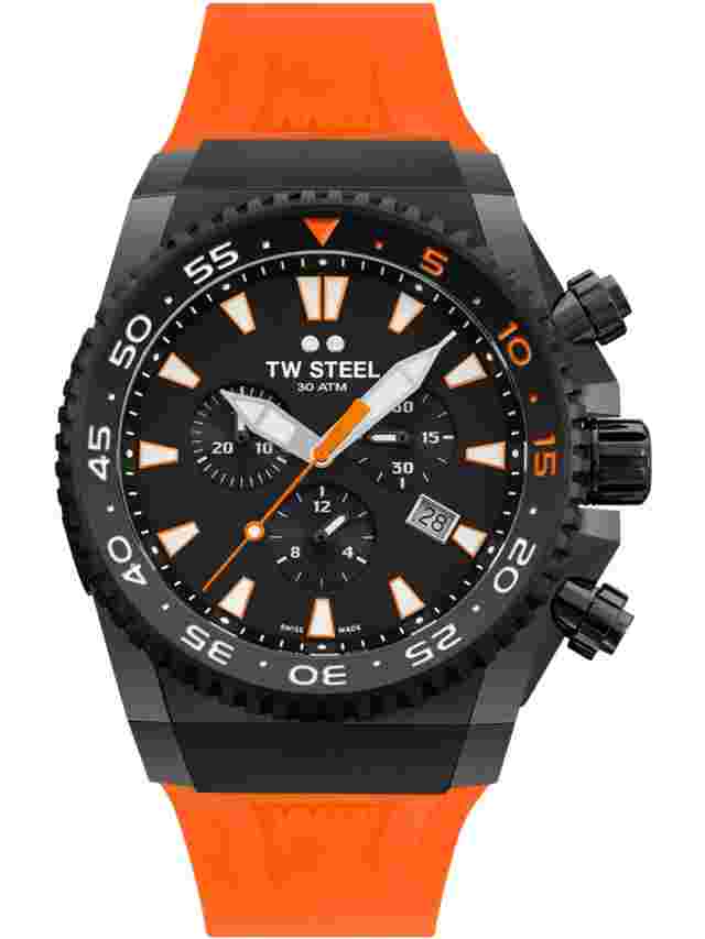 TW-Steel ACE404 Ace Diver Chronograph Mens Watch 44mm 30ATM