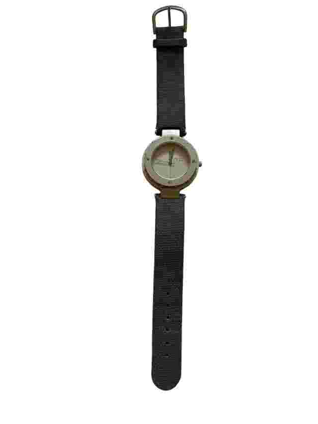 Men’s Jako Lagerfeld Watch with Silver Case and Grey Faux Leather Band