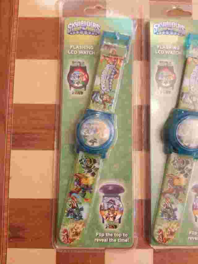 3 x Skylanders Swap-Force Flashing LCD Watch BNIP Circa 2013