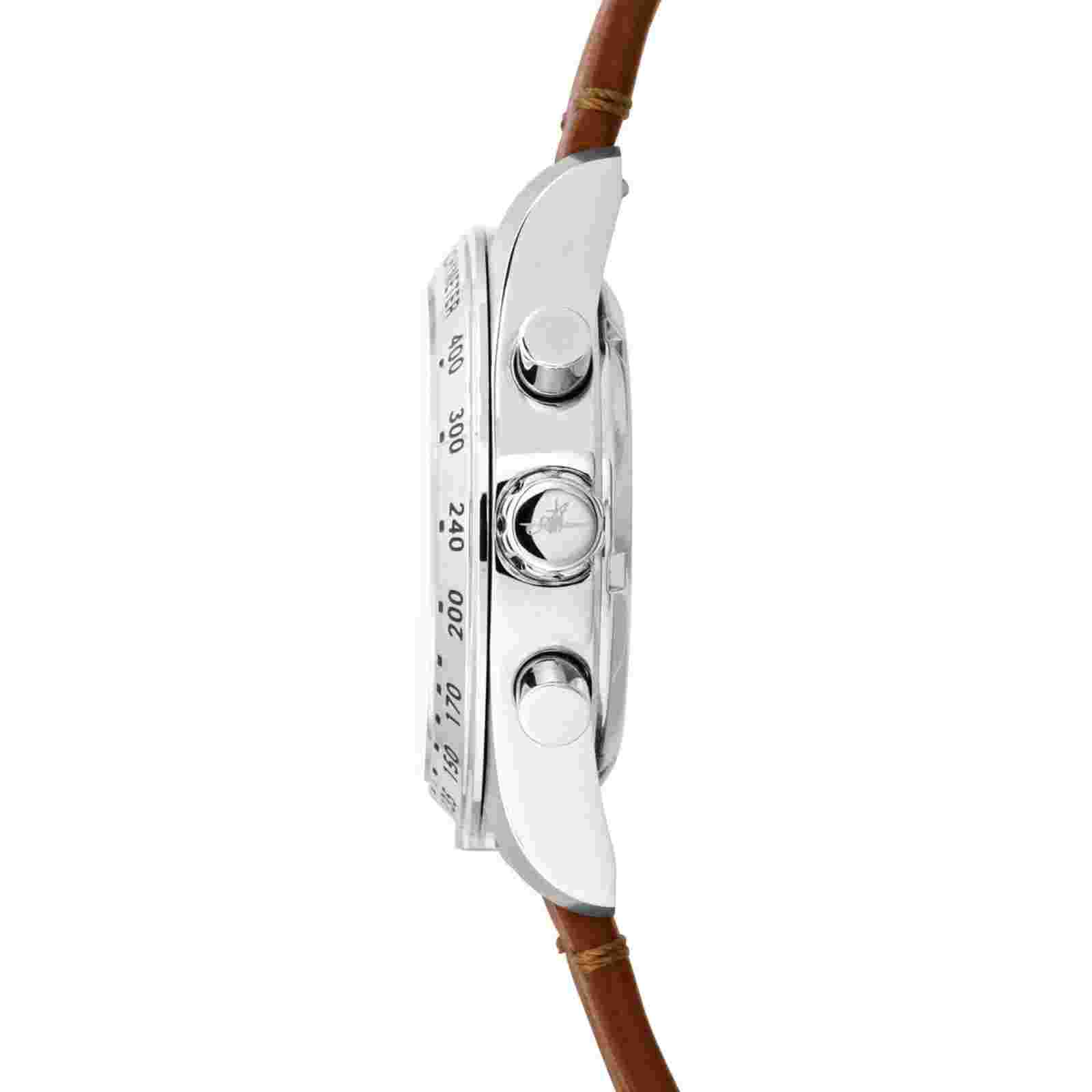 Abingdon Women Jordan Racing Green Tachy Racing Watch with Camel Leather Strap