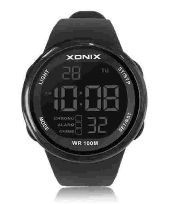 Xonix Men Sports Watch Digital WR100M Swim Mineral Glass swim Outdoor Wristwatch