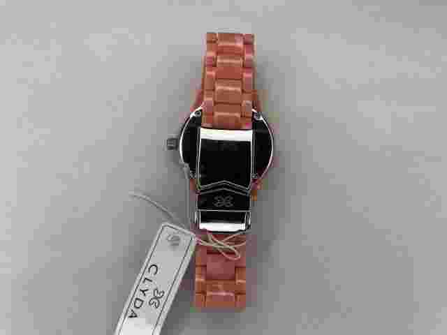 NEW Clyda Pink Acetate Quartz Watch