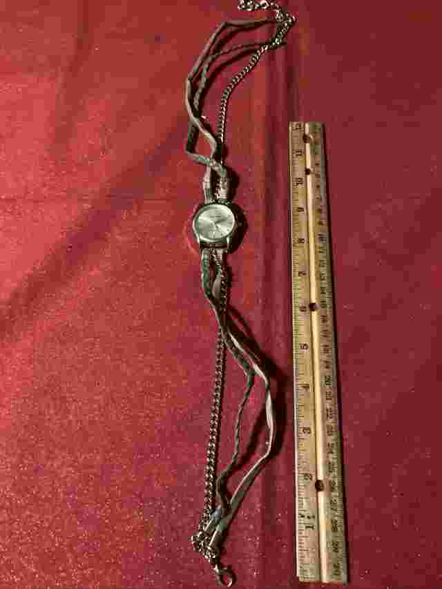 Maurices Quartz Necklace Watch