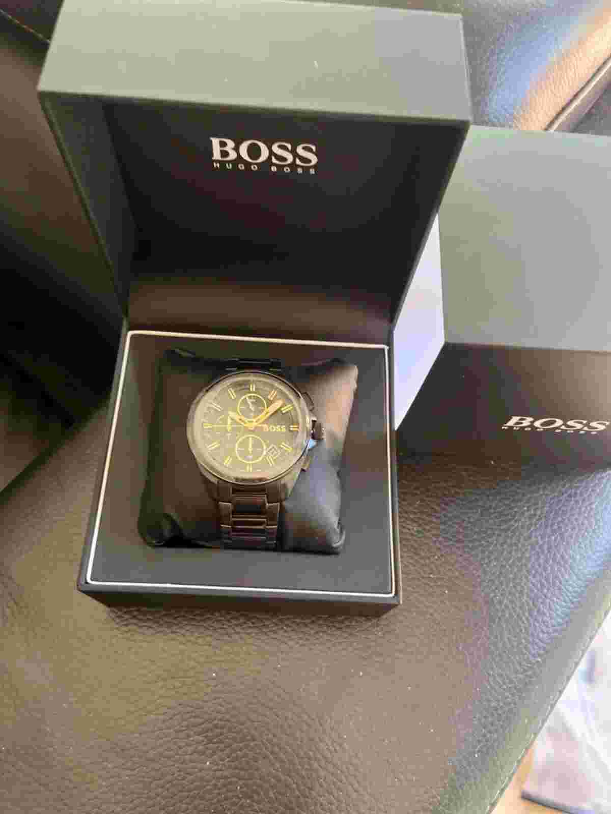 BOSS 1513950 Volane Chronograph Mens Watch 45mm 5ATM