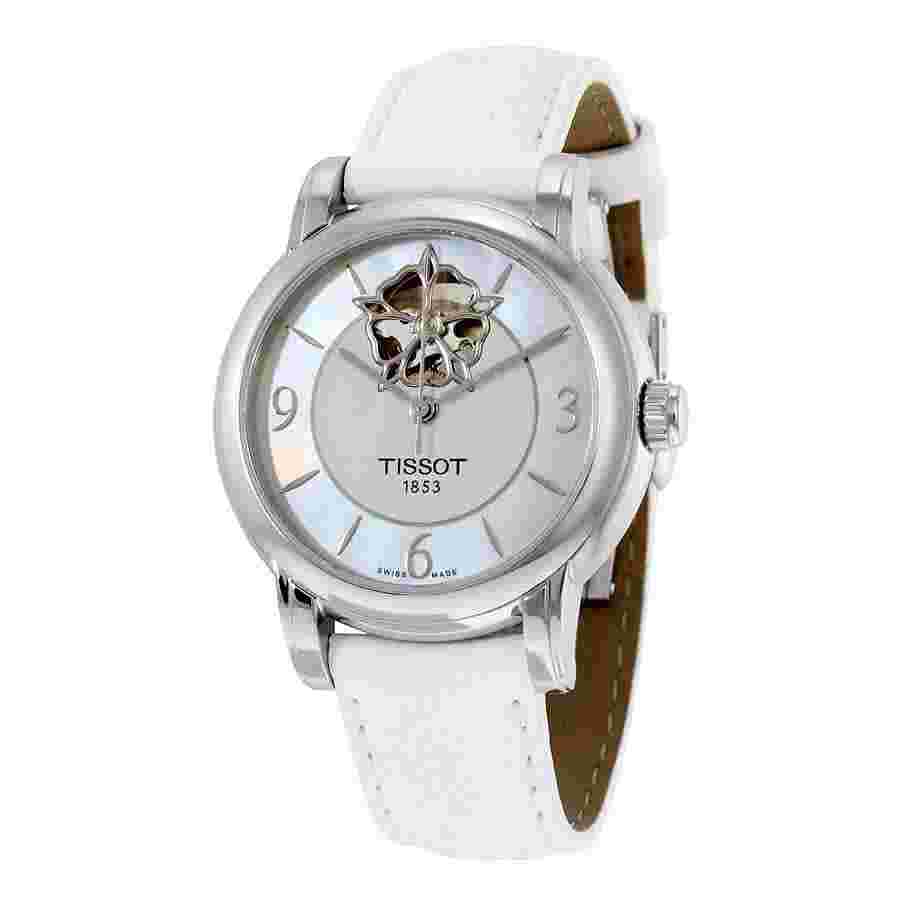 Tissot T-Lady White Mother of Pearl Women's Watch - T050.207.17.117.04