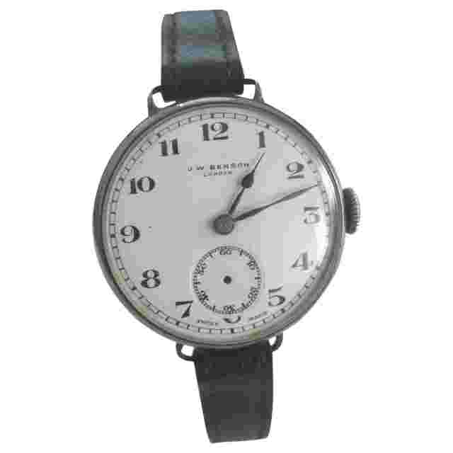 J.W. Benson London 15' Jewels Mechanical Watch - Swiss Made
