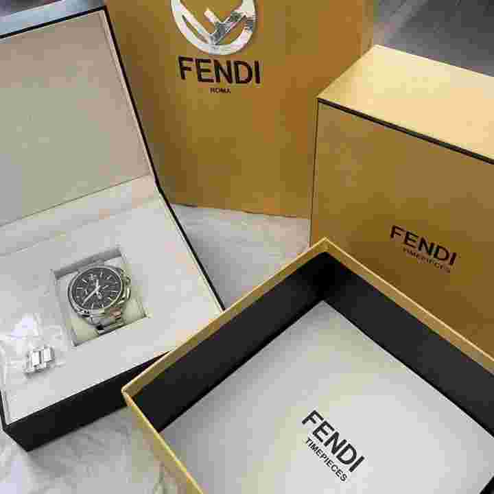 FENDI Chronograph Men's Watch Gift Souvenir #QOIH5W