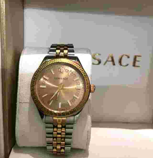Versace Women's Watch Versace Hellenyium Quartz VEHU00620 Rose Gold Original