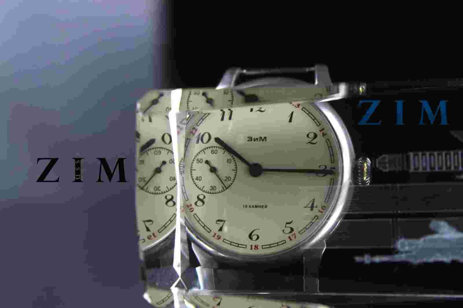 ZIM Soviet big watch Molniya Mechanical Big Wriswatches Vintage watch Mens watch