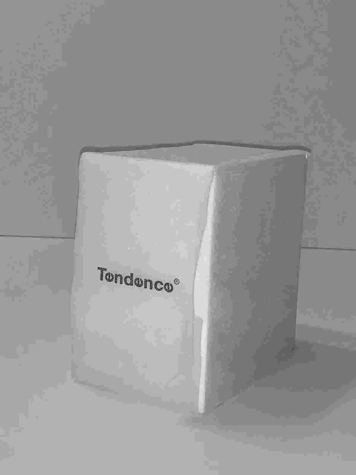 Tendence 02037012 Round Gulliver Titanium Rubber Belt Watch with Box & Manual