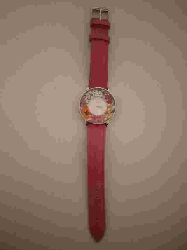 Vera Bradley Hope Tea Garden women's wristwatch with pink leather band