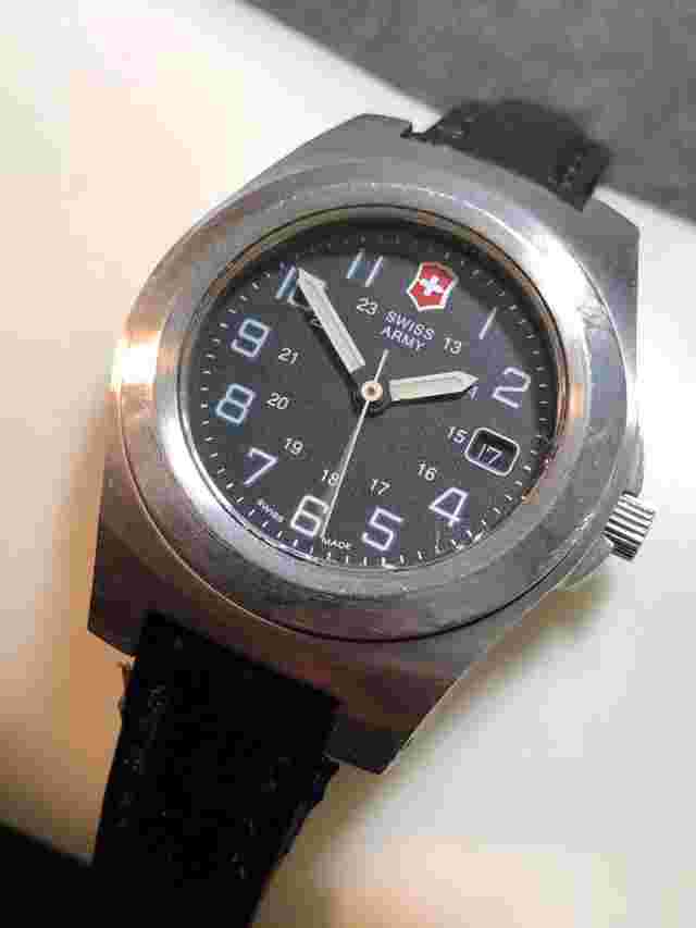 Victorinox Swiss Army Women’s Watch Military Time WR100M Stainless Steel W/Date