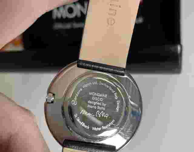 Mondaine Design Line Mario Botta limited edition Disco watch. Brand new in box.