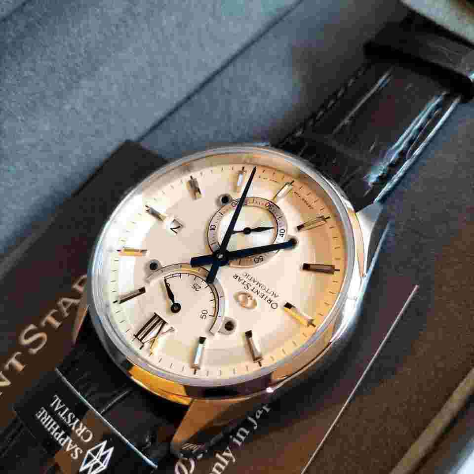 ORIENT STAR Contemporary Slim Date Automatic Leather Belt Watch Unused