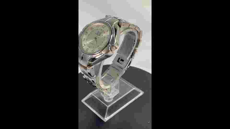 Estate MEN'S CALVIN HILL STAINLESS STEEL WRIST WATCH New Battery