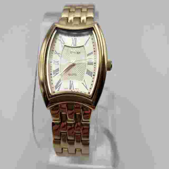 ladies gold tone elegant daily wear watch. New battery