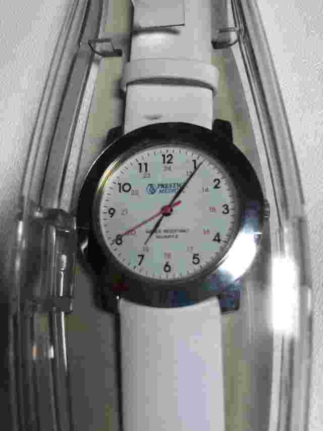 Prestige Medical Wrist Watch Military Time Water Resistant NIP NEEDS BATTERY