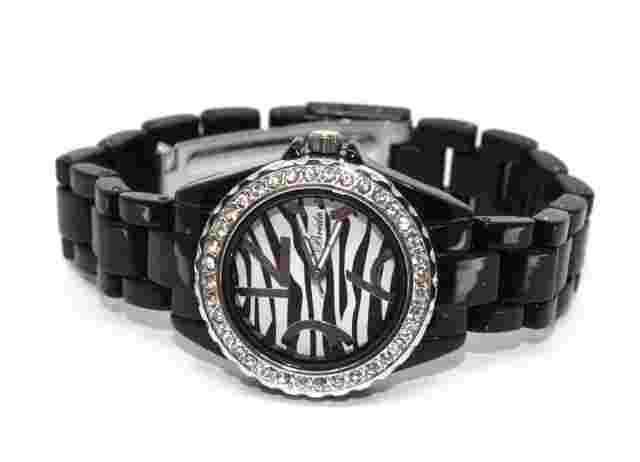 Breda Analog Black Wrist Watch Buckle Band Japan Quartz Movement Women