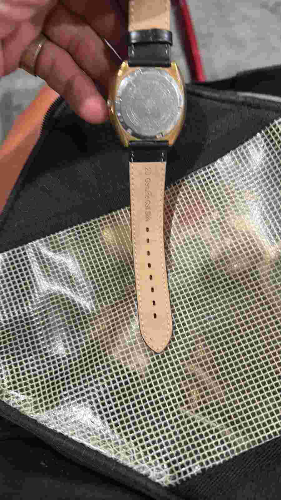 PureDial Square Legacy Lavender Face with date watch