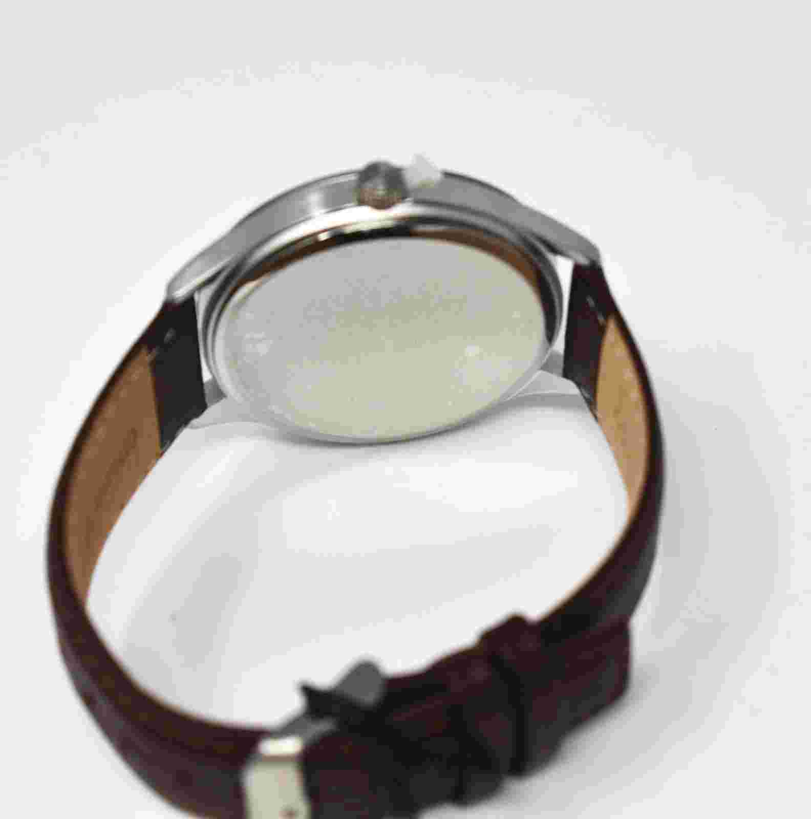 French Connection Analogue Classic Quartz Watch Leather Strap FC1331T