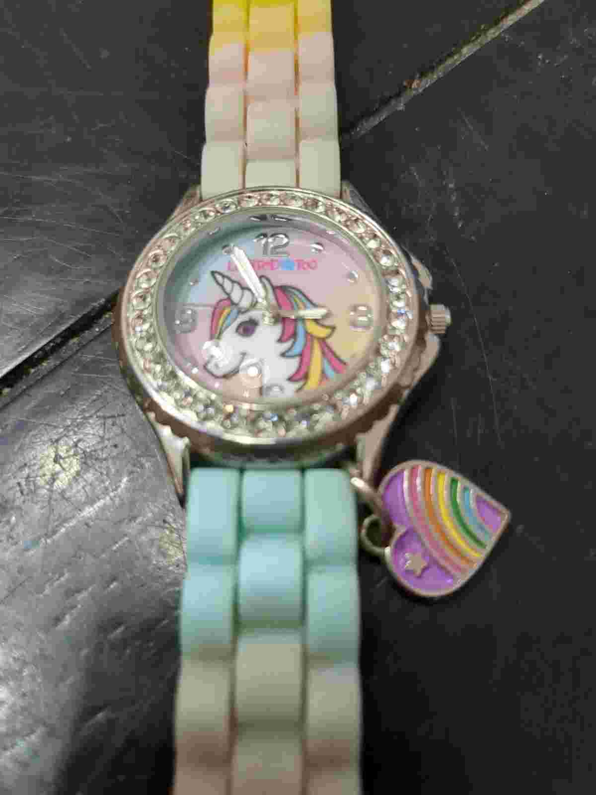 New Old Stock Limited Too Girls Ladies Quartz Watch Unicorn Dial Cute