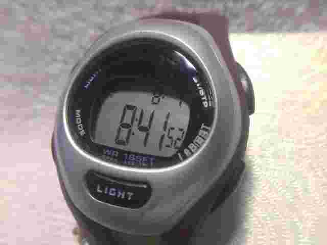 Athletic Works  Digital Watch Purple Band New Battery Works Great Women
