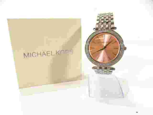 Michael Kors - MK-3218 Darci Watch - Rose Stainless Steel Quartz Glitz - Boxed