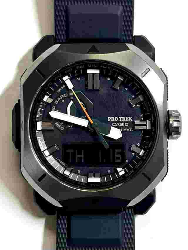 Casio PRO TREK Climber Line Men's Black Dial Analog-Digital Watch PRW-6900Y-1JF