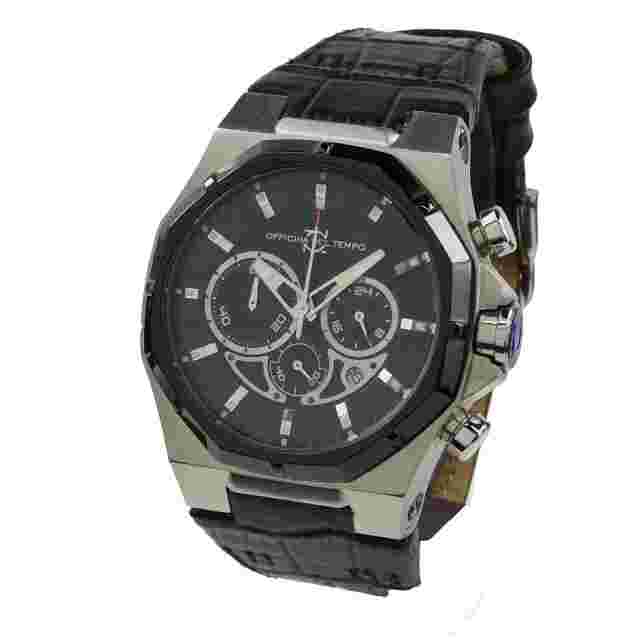 New Officina Del Tempo Race II Black Dial Chronograph Watch OT1041/1100BM