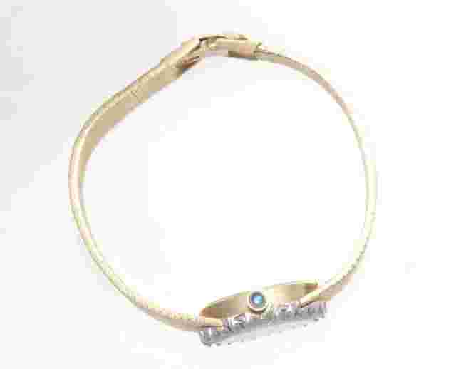 14K Yellow Gold & Diamond Lucien Piccard Watch 0.75 Cts.