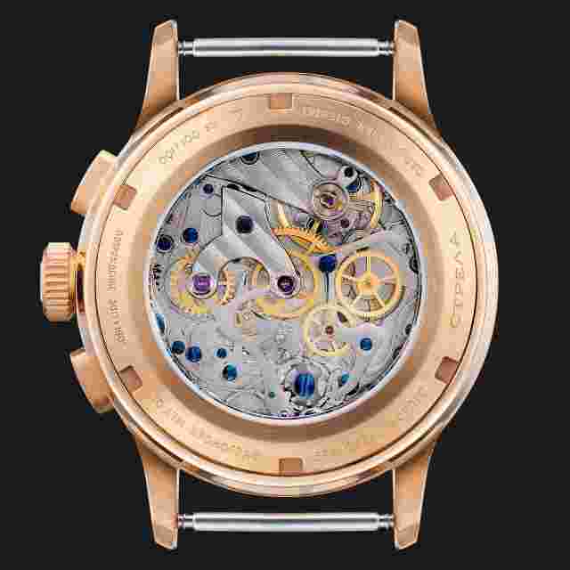 STRELA Bronze Watch Chronograph Manual Winding 40mm Sea-Gull ST1901 High Precision