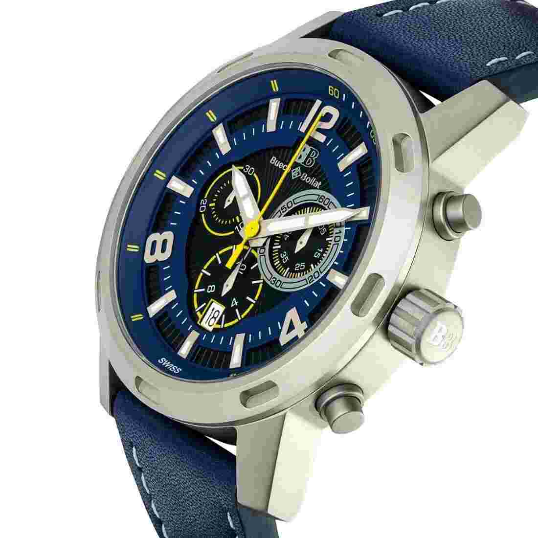 Buech And Boilat Baracchi Men's Swiss Chronograph Watch