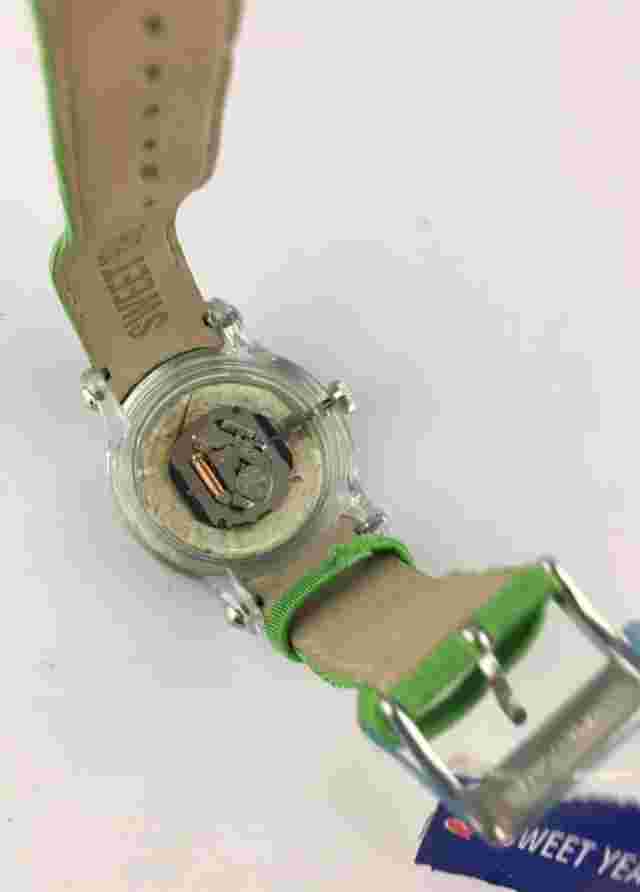 Sweet Years Quartz Watch For Men 45Mm Green Sport Missing Back Cover