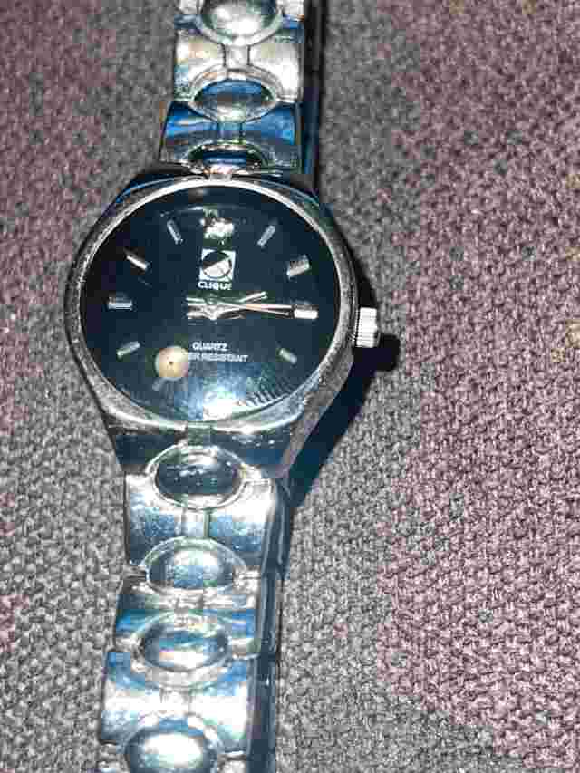 clique watch, BLACK DIAL,ladies Watch.