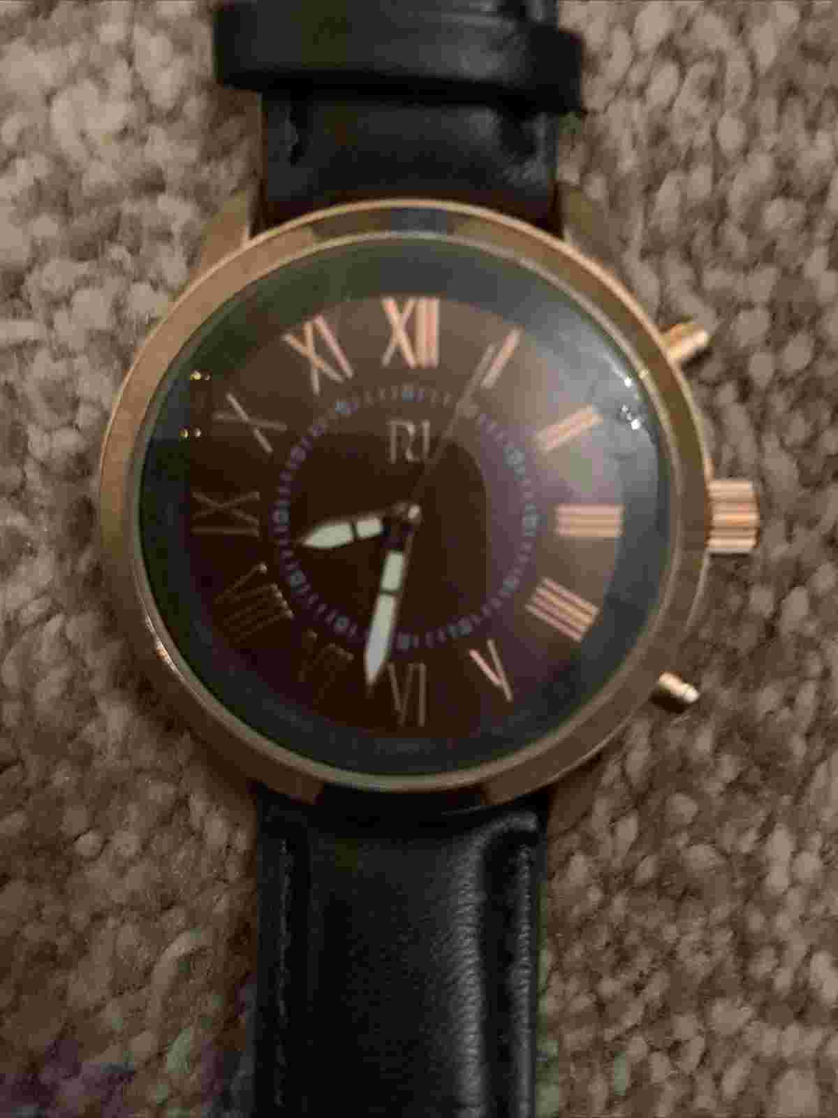 RIVER ISLAND ROSE GOLD WATCH FAB CONDITION
