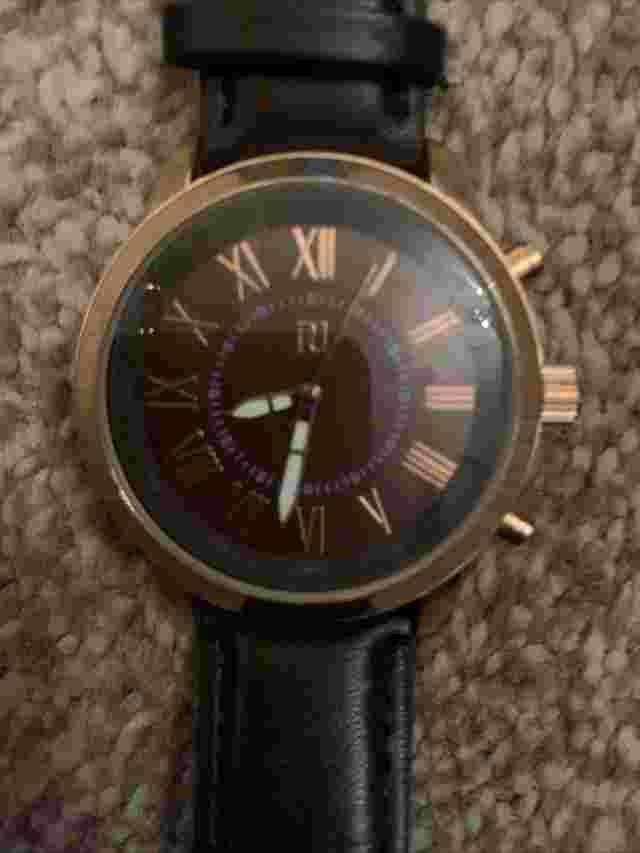 RIVER ISLAND ROSE GOLD WATCH FAB CONDITION